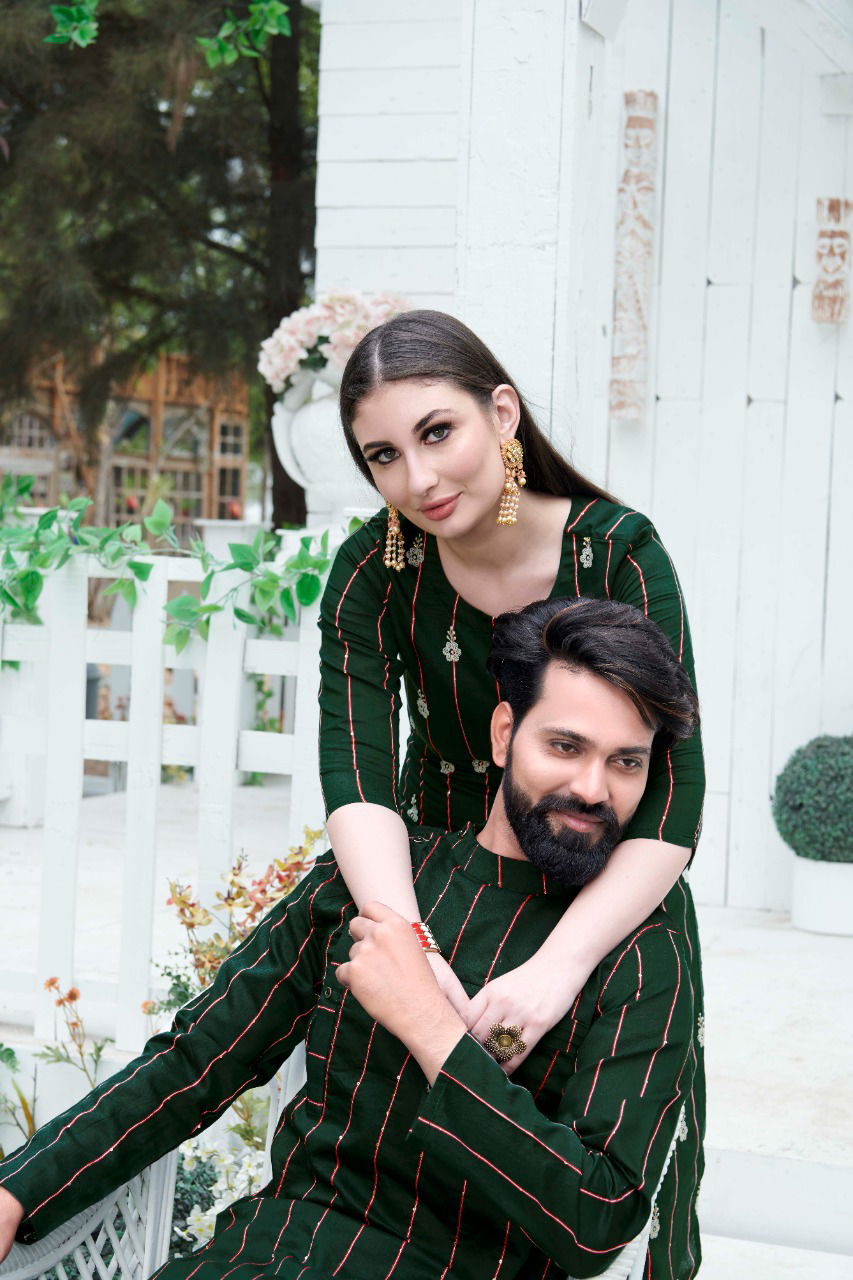 Ram Leela 3 Exclusive Designer Festive Wear Cotton Stylish Couple Latest Collection